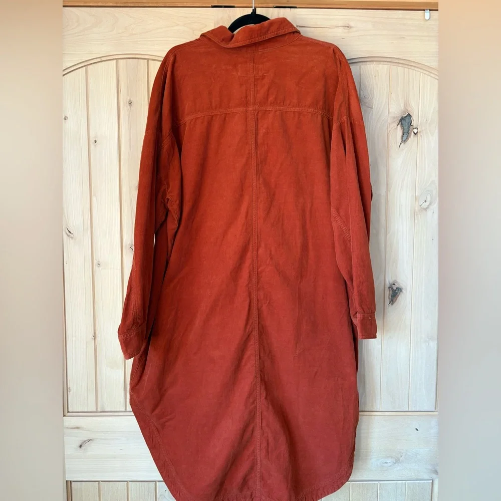 NWT Anthropologie Pilcro Corduroy Duster Shacket - Picture 4 of 16